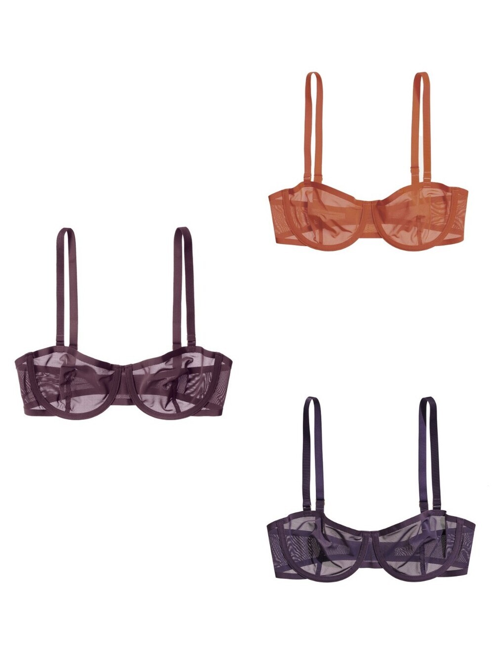 CUUP The Balconette Mesh Bra Bundle
